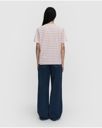Marimekko - Tasaraita Unikko Kioski t-shirt
