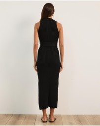 Atmos&Here - Joni Sleeveless Rib Knit Midi Dress