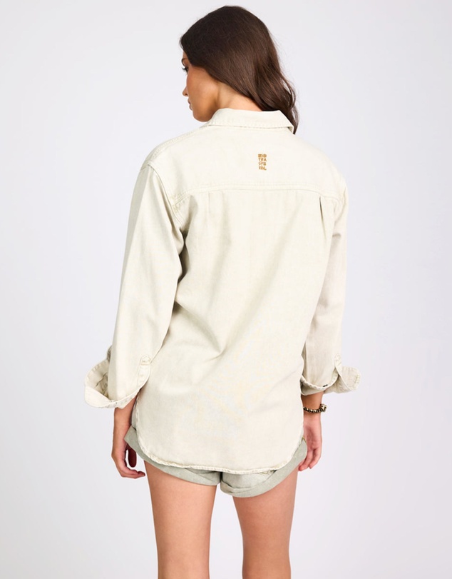 ONE TEASPOON - Everyday Denim Shirt - Antique White