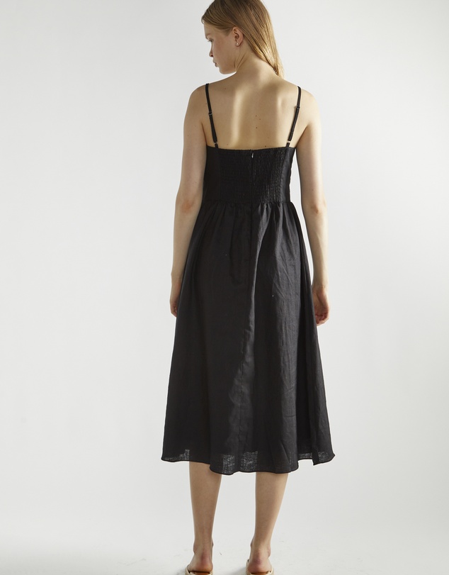 Glamorous - Tie Front Midi Dress
