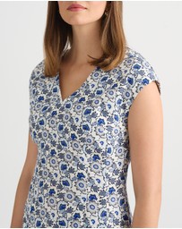 David Lawrence - Annabelle Stretch Linen Dress