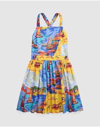 Polo Ralph Lauren - Riviera Print Cotton Dress - Teens