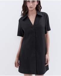 UNISON - Collared Button Through Dress