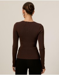Tussah - Crew Neckline With Under Bust Seam Top