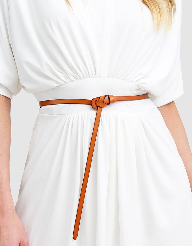 Belle & Bloom - Tie The Knot Leather Belt