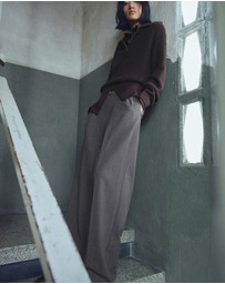 M.N.G - Pleated Wide Leg Trousers
