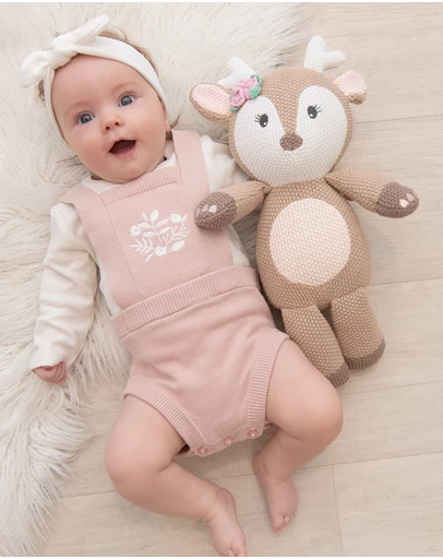 Living Textiles - Knitted Toy - Ava the Fawn