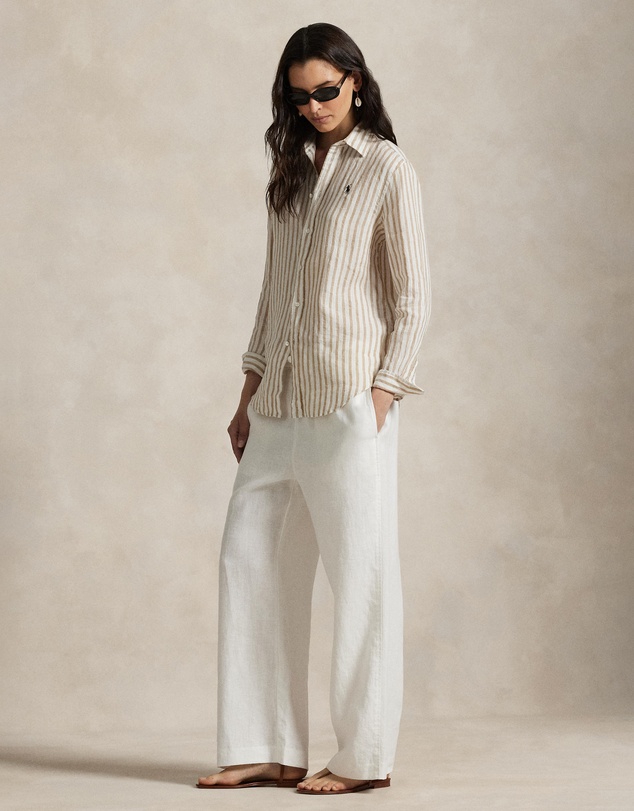 Polo Ralph Lauren - Classic Fit Striped Linen Shirt