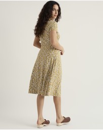 Seasalt - Seasalt Cornwall Yellow Pier View Jersey Dress