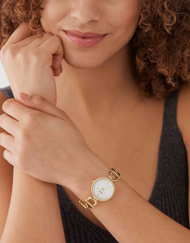 Fossil - Carlie Gold Tone Analogue Watch