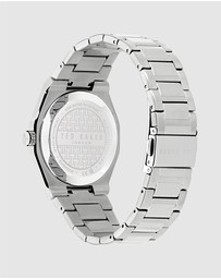 Ted Baker - Barteen Light Blue 40mm Silver-Tone Bracelet Watch