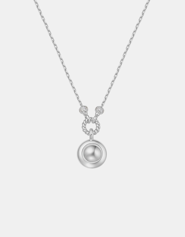 Ania Haie - Ania Haie Silver Malachite Reversible Vacation Necklace