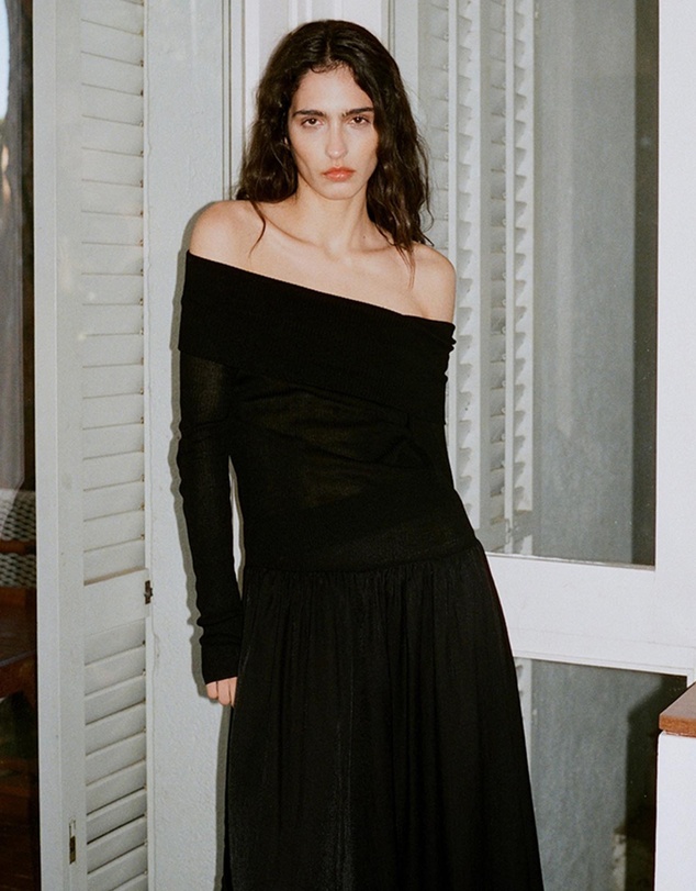 M.N.G - Palace Off-The-Shoulder Dress