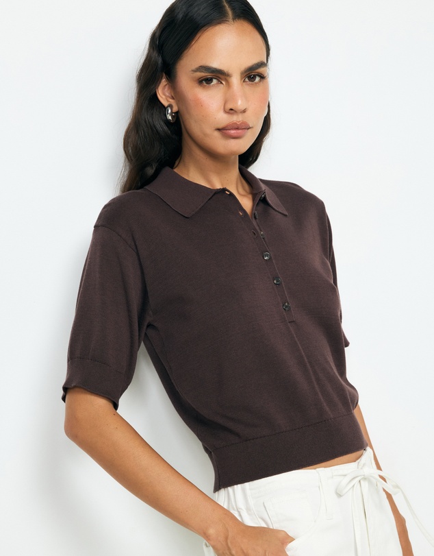 AERE - Abbey SS Knit Polo