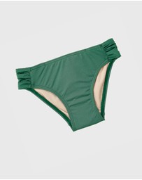 Aqua Blu Kids - Stepping Stones Gathered Side Briefs - Kids