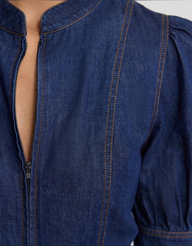 Oxford - Nera Denim Playsuit
