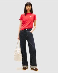 Tommy Jeans - Regular Wavy Flag Shortsleeve Tee