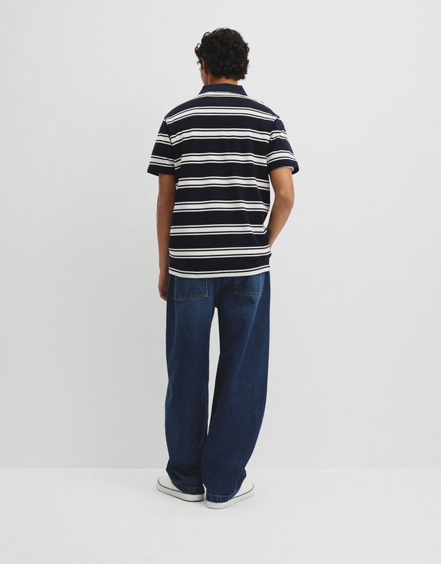 Country Road - Australian Cotton Stripe Pique Polo