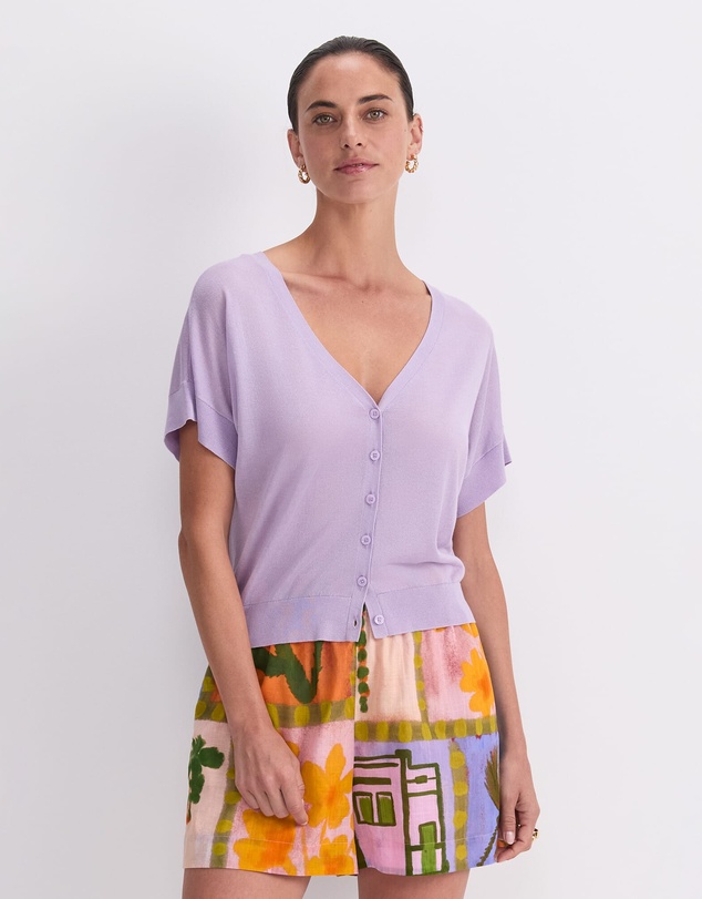 Sportscraft - Silk Blend Reversible Knit