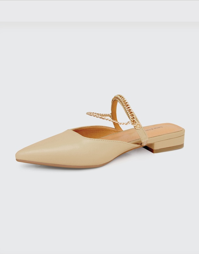 Belle & Bloom - On The Go Leather Flat