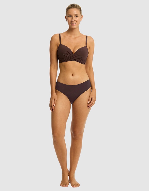 Sea Level Australia - Essentials Edit Cross Front Moulded Underwire Bra