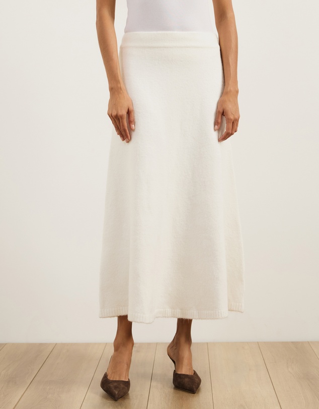 Atmos&Here - Katie Wool Blend Knitted Skirt