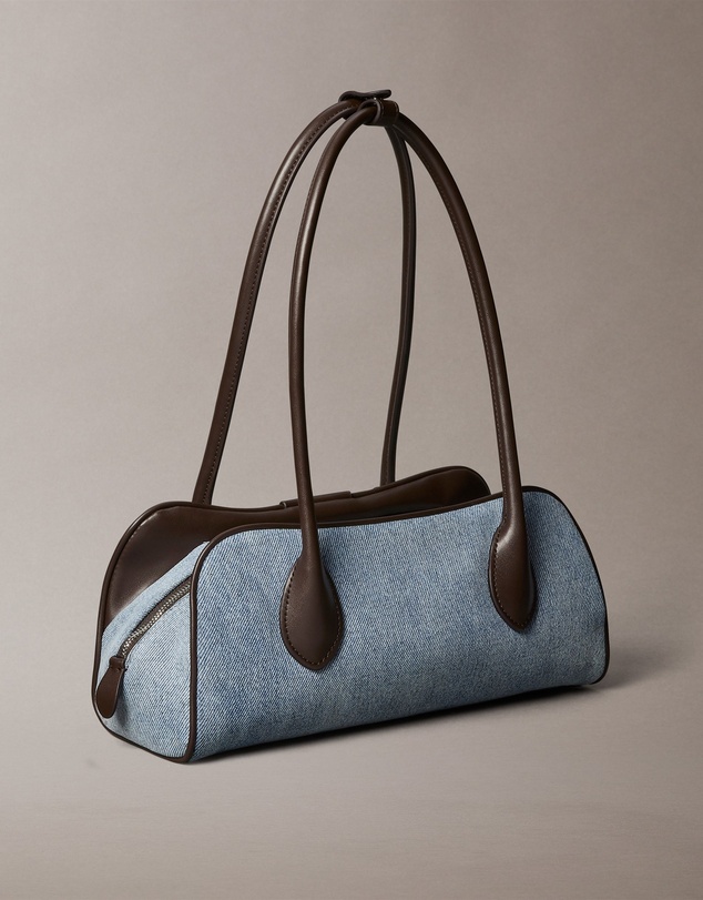 Calvin Klein - Emblem Trio Denim Shoulder Bag
