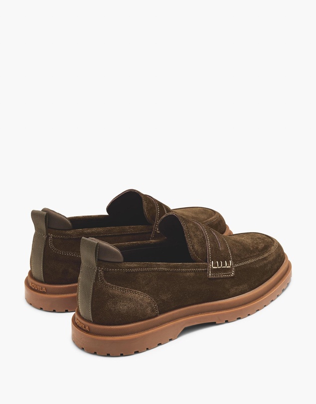 Aquila - Radar Suede Penny Loafers