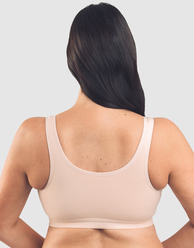 Royce Lingerie - Mia Crossover Organic Cotton Lounge & Sleep Bra