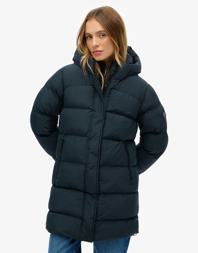 Superdry - Hooded Sports Puffer Mid Jacket