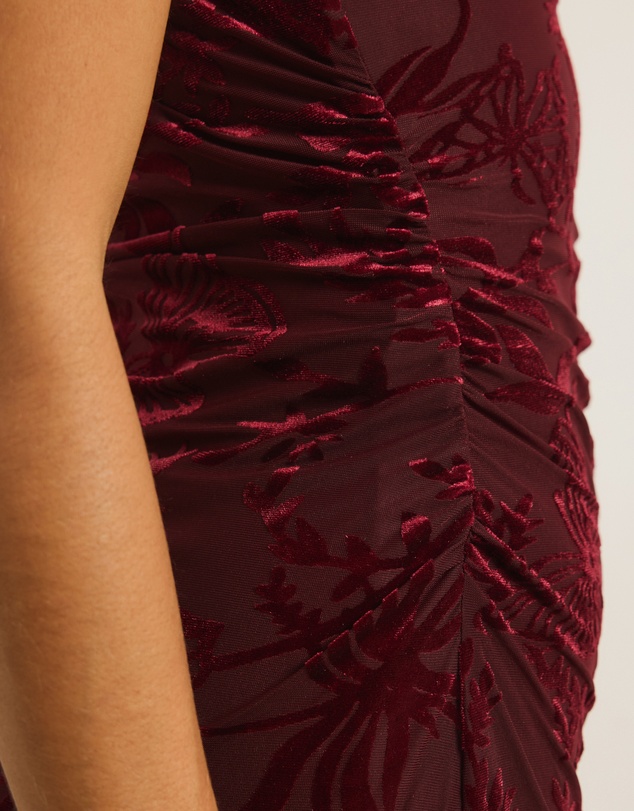 Atmos&Here - Ceilia Burnout Mesh Mini Dress