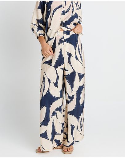 Navy Floral Print