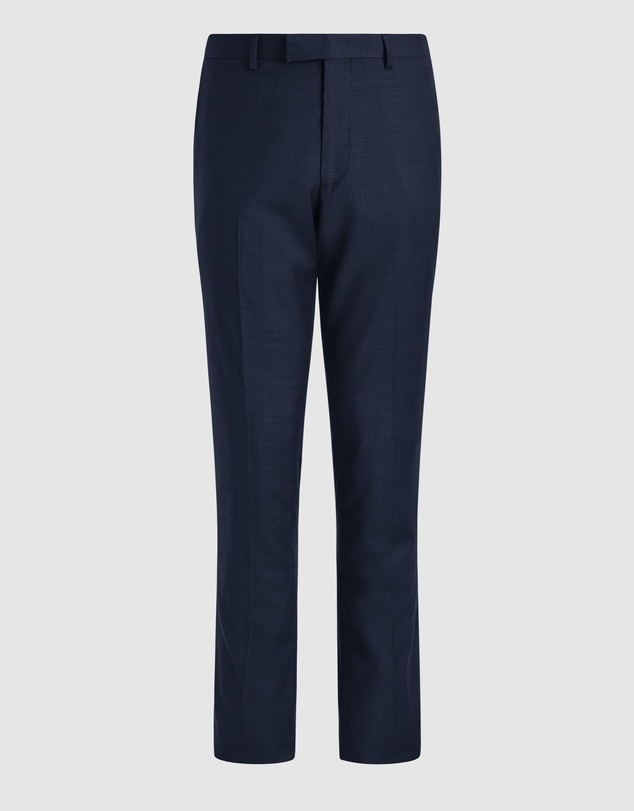 Tarocash - Ty Slim Check Wool Pant