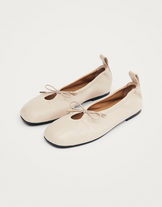 Alohas - Rosalind Leather Ballet Flats - Women's