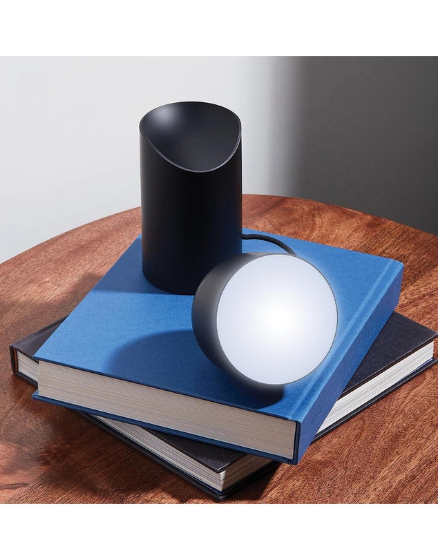 Lexon - Lexon Orbe Portable Led Lamp With Moving Head - Black