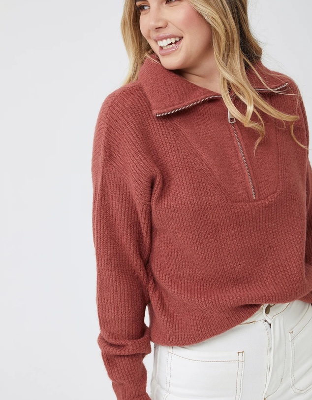 Esther & Co - Merete Knit - Brick