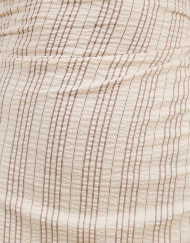 Atmos&Here - Sally Cotton Striped Midi Dress