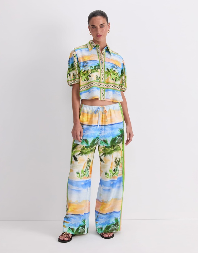 Sportscraft - Sunset Palm Blouse