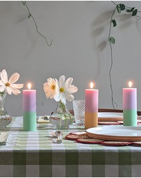 XRJ Celebrations - Pillar Two-Tone Sunset Candle