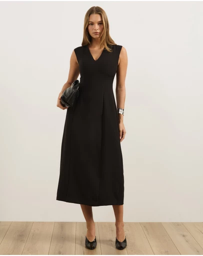 Atmos&Here - Romy Suiting Midi Dress