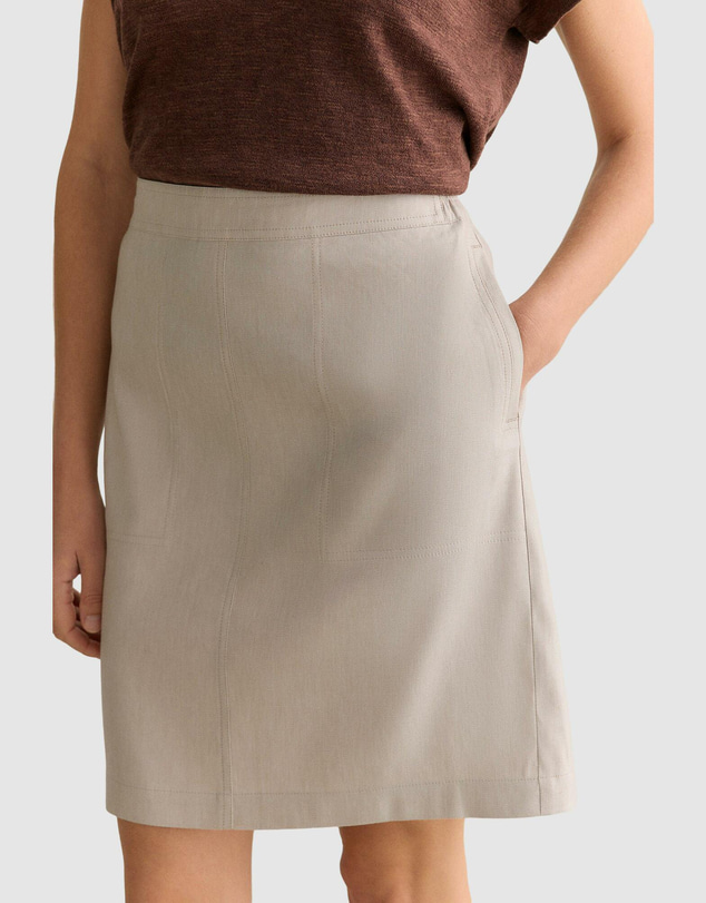 Trenery - Stretch Linen Blend Skirt