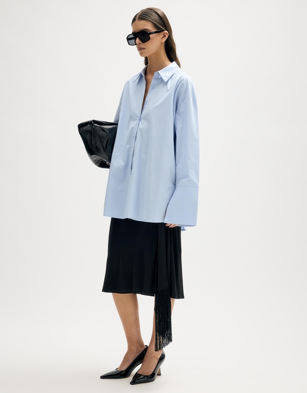 Minima Esenciales - Raine Cotton Shirt with Wide Cuffs
