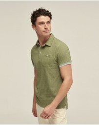 Oxford - Milo Cotton Jersey Printed Polo