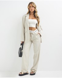 Dazie - Scarlett Relaxed Fit Tailored Pants