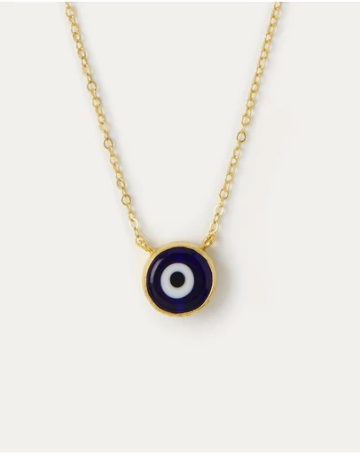 Ottoman Hands - Nazar Navy Evil Eye Necklace