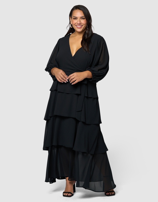 Pink Dusk by Curve Project - Temptress Maxi Dress