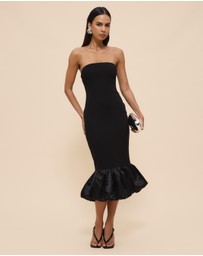 CHANCERY - Cleo Peplum Midi Dress