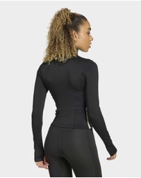 adidas Performance - Workout Essentials Zip Through Jacket 3-Stripes Womens