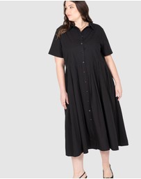 Love Your Wardrobe - Adella Box Pleat Dress