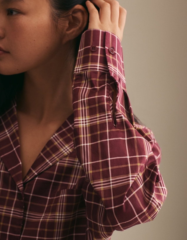 Resting - Soft Woven Cotton Lenny Long Sleeve Shirt